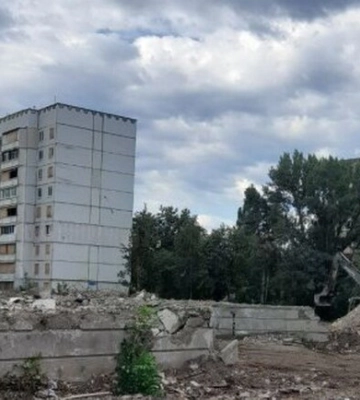 В Харькове снесли две многоэтажки, еще несколько домов готовят к демонтажу