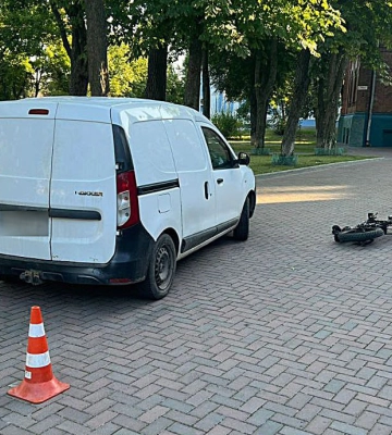 У Сумах унаслідок автопригоди травмований велосипедист