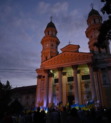 Цьогоріч молитва за Україну в Ужгороді відбудеться біля кафедрального собору