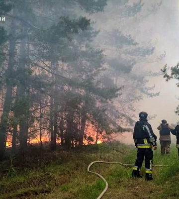 На Харківщині рятувальники гасять 23 гектари лісу