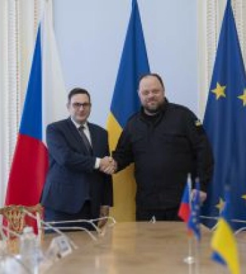 Голова Верховної Ради Руслан Стефанчук провів зустріч з Міністром закордонних справ Чехії Яном Ліпавським