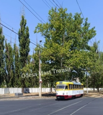 В Одесі на перехресті капітально відремонтували трамвайні колії