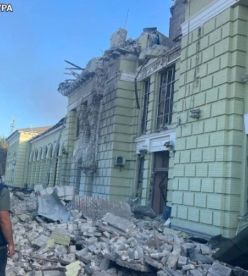 Понад 30 ударних безпілотників типу "Герань-2" атакували Лозову на Харківщині