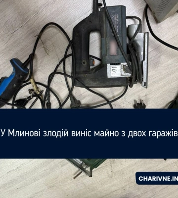 У Млинові злодій виніс майно з двох гаражів