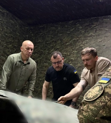 Клименко посетил Донецкую область, встретился с военными и представителями ОВА