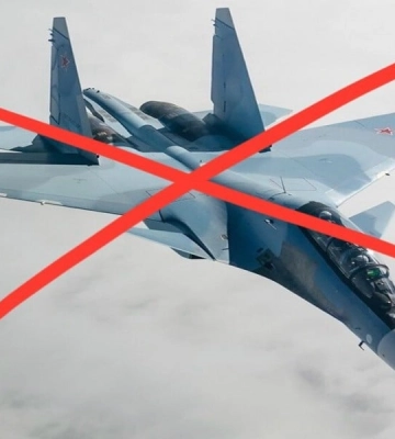 Рашисты потеряли Су-30СМ юго-восточнее острова Змеиный — ВМС