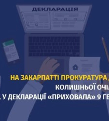 На Закарпатті прокуратура довела вину колишньої очільниці МСЕК, яка у декларації «приховала» 9 гектарів землі