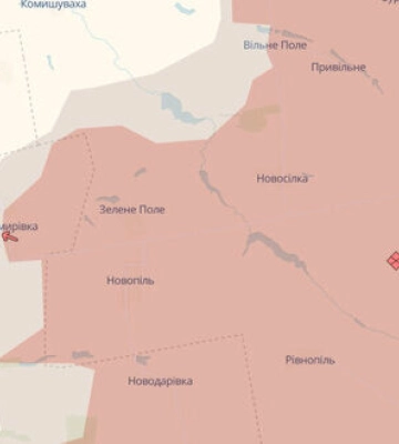 Рашисти просунулися в Темирівці на Запоріжжі та біля Олексіївки і Зеленого Поля на Донеччині, - DeepState. МАПИ