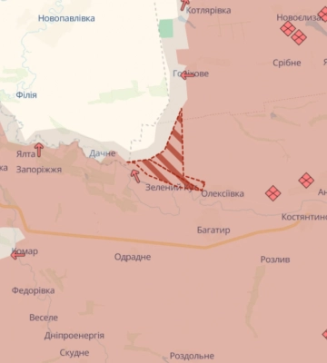 Российские войска продвинулись вблизи границ Донетчины с Днепропетровщиной и Запорожьем – DeepState