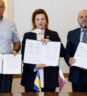 Катарская QTerminals заключила меморандум с Украиной о возобновлении концессии порта &quot;Ольвия&quot; с условиями форс-мажора