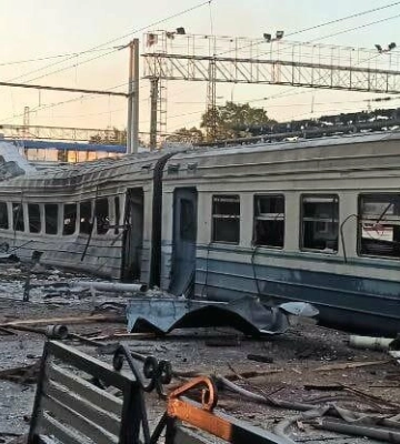 В движение харьковских электричек внесены изменения в связи с обстрелом Лозовой