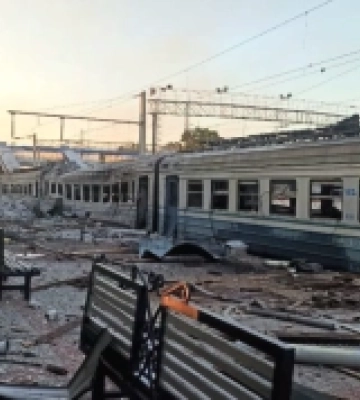 Понад 30 ударних безпілотників типу "Герань-2" атакували Лозову на Харківщині