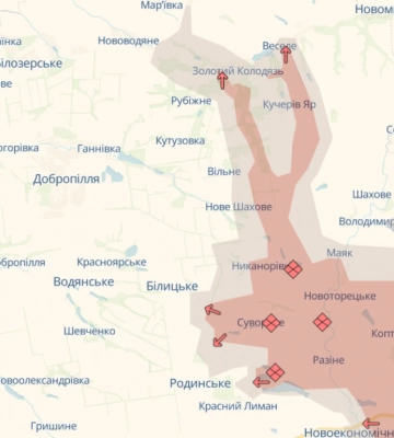 Украинская армия остановила прорыв российских войск под Добропольем – ВСУ