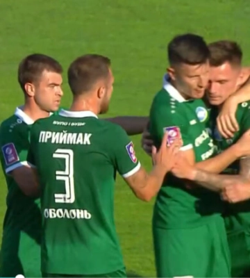 ВИДЕО. Классный удар головой. Оболонь забила гол в матче УПЛ