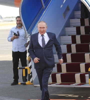 путин отправился в Анкоридж на переговоры с Трампом