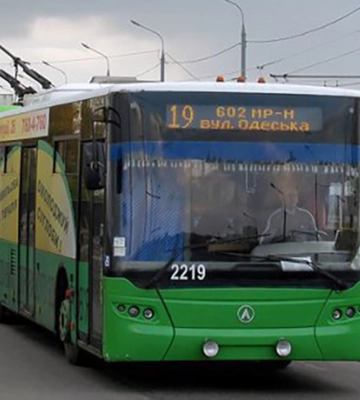 Два тролейбуси у Харкові тимчасово змінять маршрут через ремонт лінії електропередачі