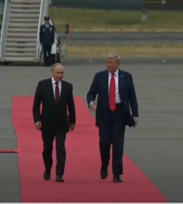 Трамп и Путин встретились на Аляске