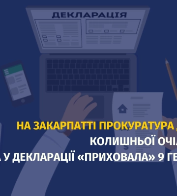 На Закарпатті колишня очільниця МСЕК «забула» задекларувати 9 гектарів землі, - прокуратура