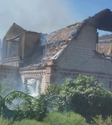 На Дніпропетровщині внаслідок атак БПЛА виникли пожежі на сільськогосподарських підприємствах