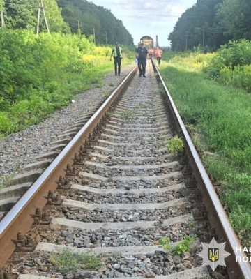 На Житомирщині потяг збив людину - поліція розпочала кримінальне провадження