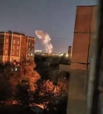 Було гучно, а потім сталася пожежа: Донецьк атакували дрони