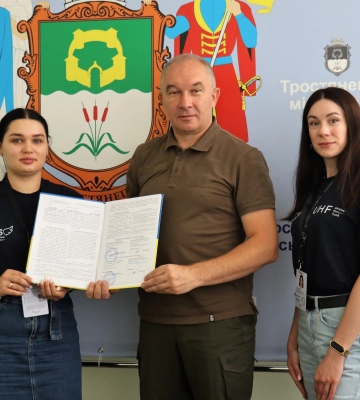 Тростянецька громада підписала меморандум про співпрацю з благодійним фондом «Янголи спасіння»