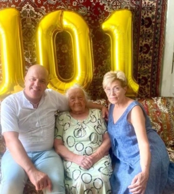 У Львові привітали довгожительку зі 101-м днем народження