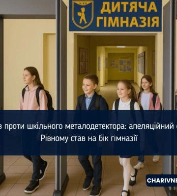 Позов проти шкільного металодетектора: апеляційний суд  у Рівному став на бік гімназії