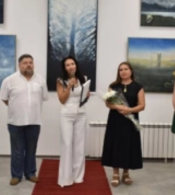 В Ізмаїлі відкрилася персональна виставка Сергія Поляничка «Казки: земля. Крізь пелену реальності»