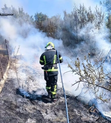 На Кіровоградщині приборкали 9 пожеж на відкритих територіях