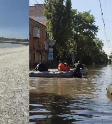 Наслідки підриву Каховської ГЕС: у мережі показали, як на Дніпропетровщині обміліли водойми