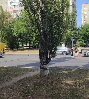 У Черкасах по проспекту Перемоги зіштовхнулися дві автівки