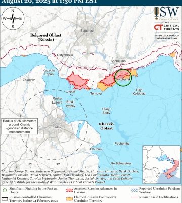 Про просування на півночі від Харкова повідомив ворог – в ISW це спростовують