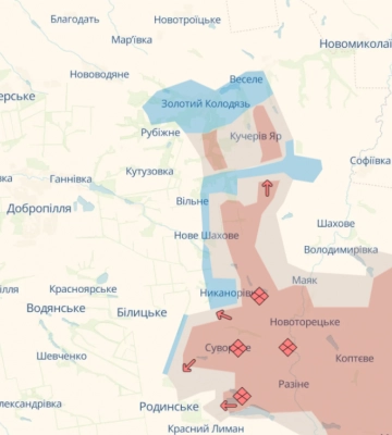Украинская армия уничтожила около 90% российских военных, которые прорвались под Добропольем – Зеленский