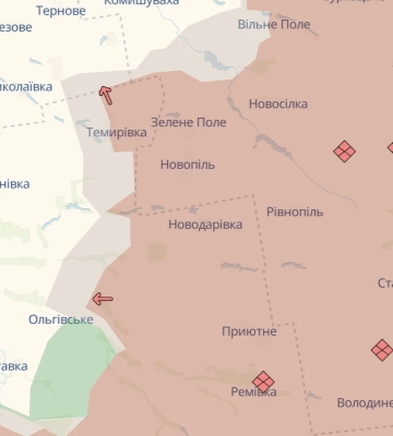 Ворог має просування у Запорізькій області та на Донеччині – DeepState