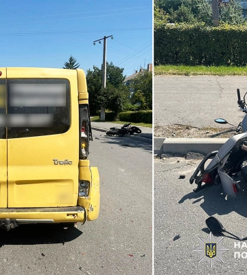 У Красилові, що на Хмельниччині, у ДТП постраждав юний водій мотоциклу, - поліція