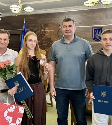 У Луцьку відзначили легкоатлетку, яка виборола історичну перемогу для України