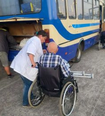 Київщина надає прихисток маломобільним переселенцям із Донеччини