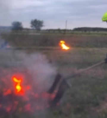 У Погіньках горіла солома, а у Ковелі – трава