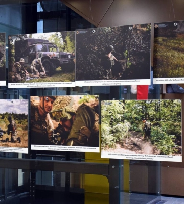 У Сумах відкрили фотовиставку «Сумчани на війні. Незламність. Сила. Мужність»