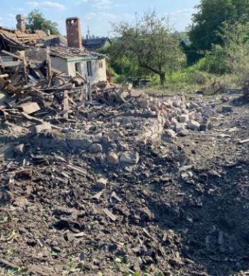 Войска РФ нанесли удар по частному сектору Краматорска