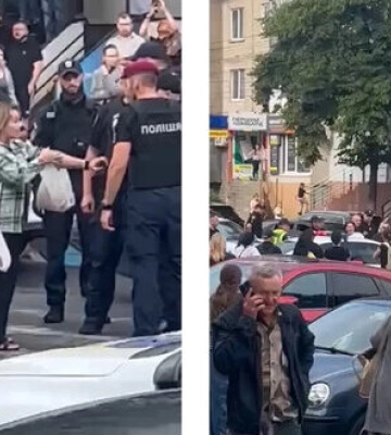 Натовп &quot;відбив&quot; чоловіка у військових ТЦК та поліції у Вінниці, сталася сутичка. ВIДЕО