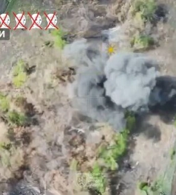 Часів Яр: дронарі 24-ї ОМБр виписали квиток у пекло 8 окупантам. ВIДЕО