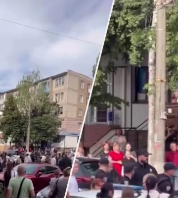 У Вінниці відбулися сутички з поліцією під час затримання чоловіка, якого шукав ТЦК