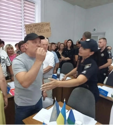 Торговці з базару Дикого — у сесійній залі