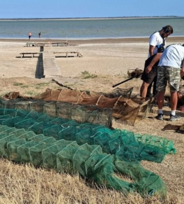 Знаряддя браконьєрів, знайдене в акваторії лиману в Білгород-Дністровському районі, буде передано військовим