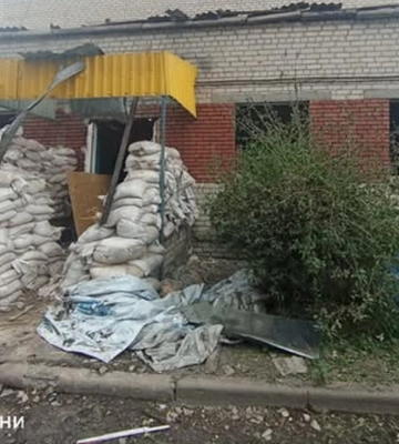 У Добропіллі внаслідок ворожого обстрілу пошкоджена пожежно-рятувальна частина