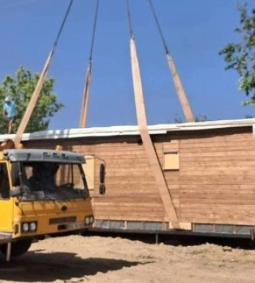 В громаді на Херсонщині встановили модульні будинки для мешканців, які втратили житло