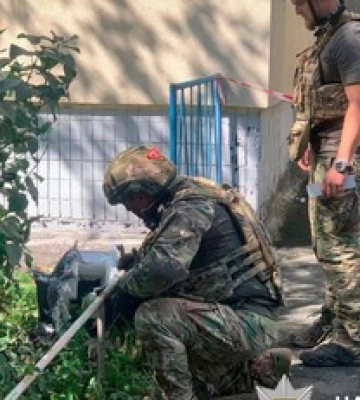 У Солом’янському районі Києва зафіксовано падіння російського дрона