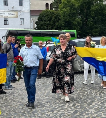 У Луцьку зустріли 24-річного військового, який провів у полоні РФ 3 роки
